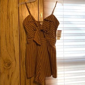 striped romper
